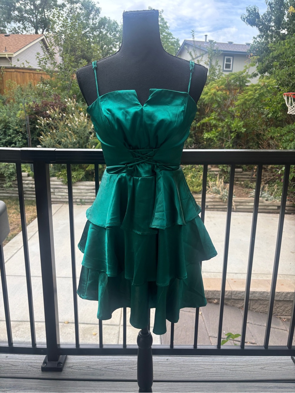 Emerald Green Homecoming Dress from Altar’d State